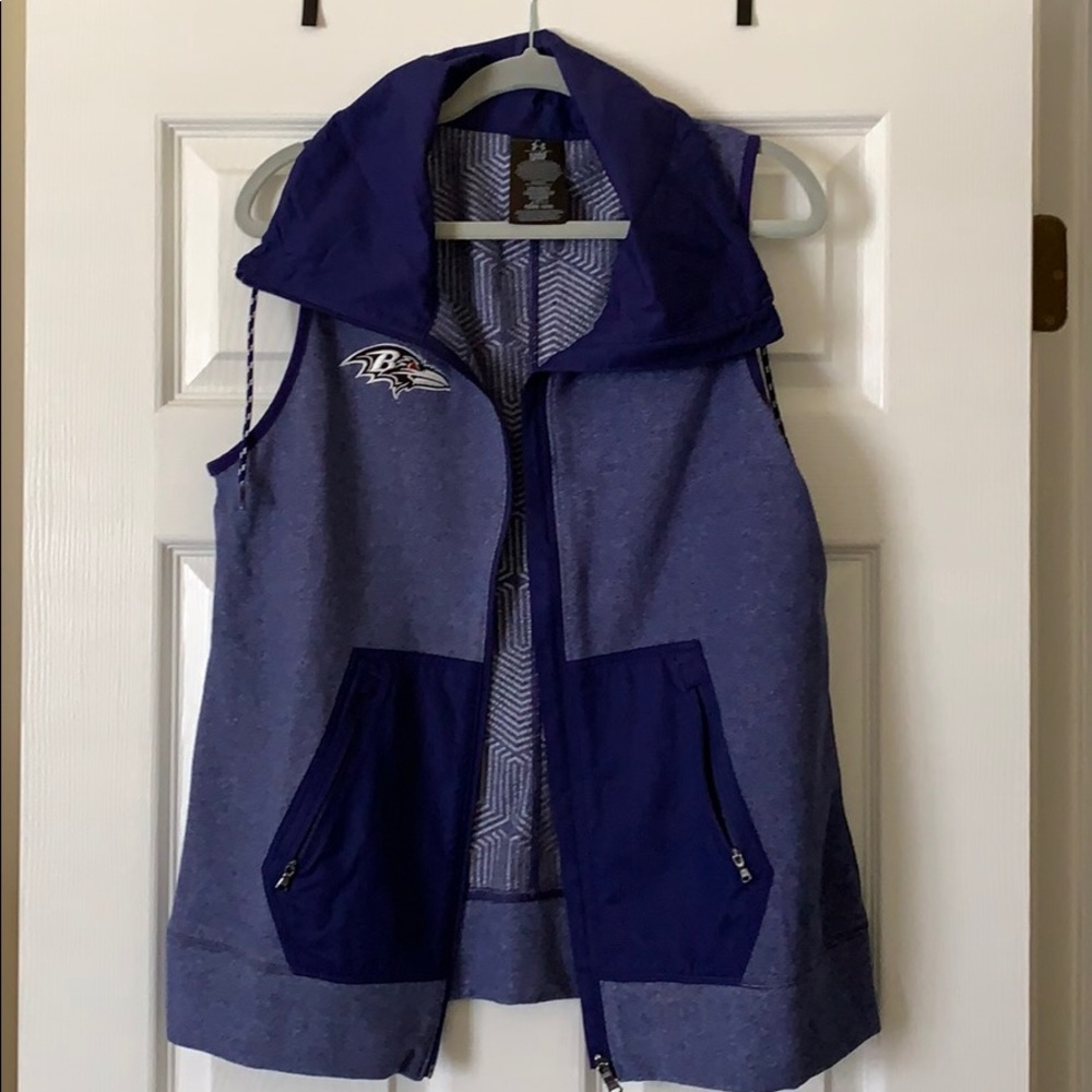 Women’s Baltimore Ravens Under Armour vest size L